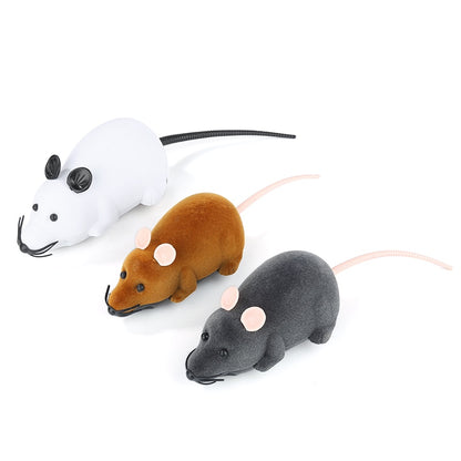 1PC Hot Selling Cat Toy Funny Cat Mice Toy  On Remote Wireless RC  Mice Toy For Cat Remote Control Mouse Toy Pet Supplies