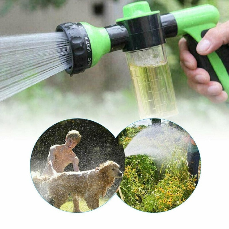 Pet Shower Nozzle Sprayer Hose dog shower Gun 3 Mode Adjustable Pet Wash Cleaning bath Water Foam Soap Sprayer dog clean tools