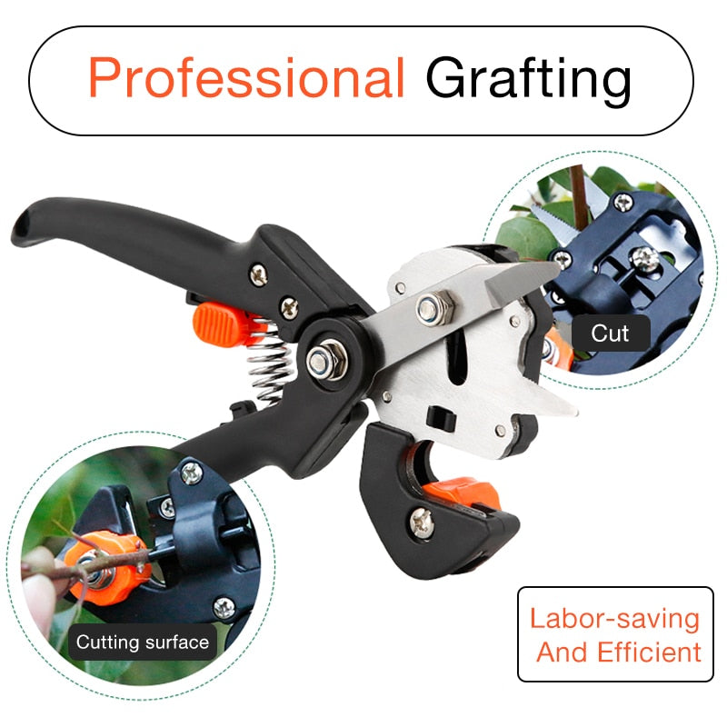 Newshark Grafting Scissor Professional Farming Pruning Shears Fruit Tree Secateurs Pruning Cutting Knife Garden Tools Hand Tools