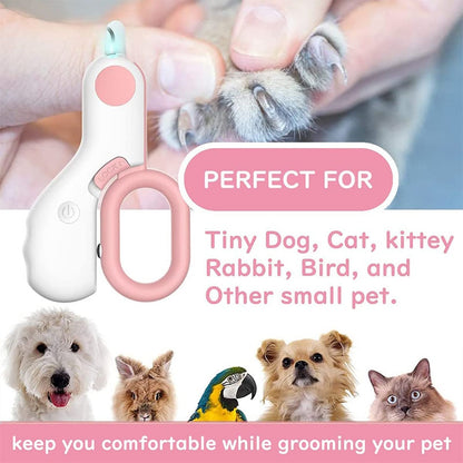 Led Dog Nail Clipper for Small Medium Dog Cat Cutter Scissors Puppy Nail Clippers for Cat Dog Grooming Claw Scissors Pet Supplie