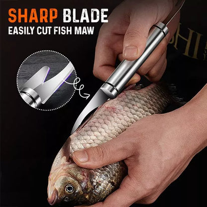 XIAOMI Kitchen Tool Fish Accessories Shrimp Peeler Stainless Steel Fish Knife Shrimp Line Cutting Scraping Digging Clean Knife