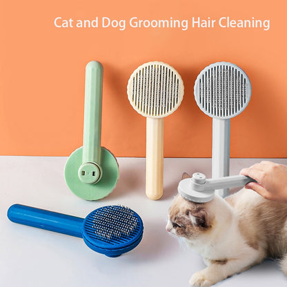 Cat Brush Pet Comb Hair Removes Dog Hair Comb For Kitten Puppy Grooming Hair Cleaner Cleaning Beauty Slicker Brush Pet Supplies