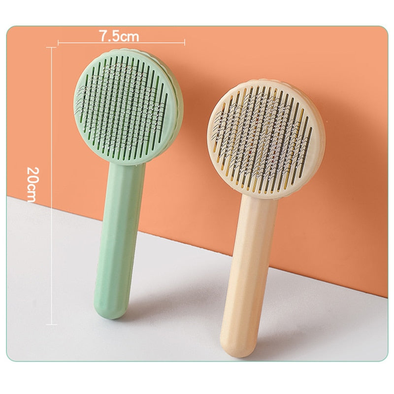 Cat Brush Pet Comb Hair Removes Dog Hair Comb For Kitten Puppy Grooming Hair Cleaner Cleaning Beauty Slicker Brush Pet Supplies