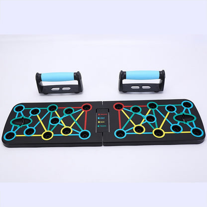 Folding Push-up Board Multifunctional Abdominal Muscle Enhancement Muscle TrainingGym Sports Portable Fitness Equipment