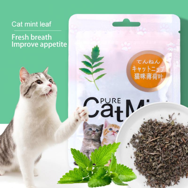 Cat Catnip Toy Natural Catnip Organic Pets Mint Grass Menthol Can Be Sprinkled On Toys For Kitten Catmint Toy Cats Pet Supplies