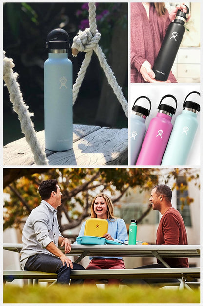 Hydro Flask Fashion Standard Stainless Steel Insulated Cup Men and Women Sports Water Cup Outdoor Water Cup Children Water Bot