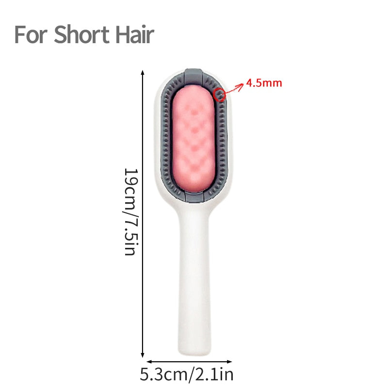 Pet Grooming Brush Self Cleaning Cat Brush General Double Side Sticky Floating Hair Comb Pet Hair Remover 고양이 빗 Brosse Chat