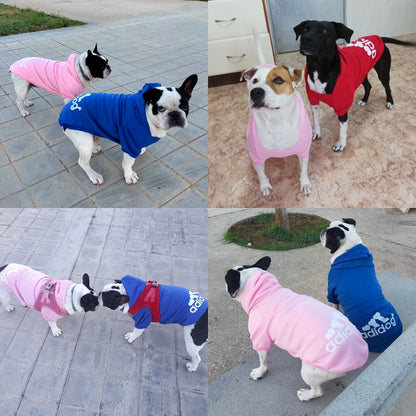 Soft Fleece Pet Dog Clothes Dogs Hoodies Warm Sweatshirt Pet Costume Jacket For Chihuahua French Bulldog Labrador Dogs Clothes