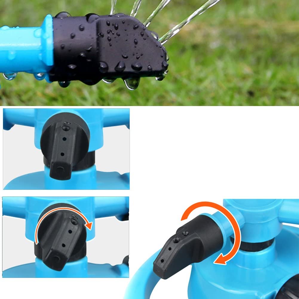 Automatically Rotate Sprinkler Quick Coupling Lawn Rotating Nozzle Grass Garden Lawn Irrigation 360° Sprinkler Gardening Tools