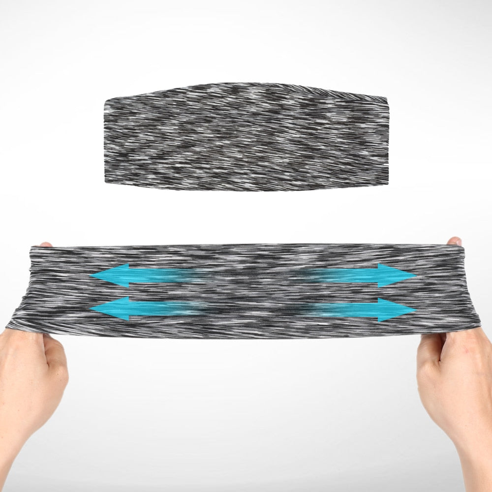 Sports Headband Running Fitness Sweatband Elastic Absorbent Sweat Cycling Jog Tennis Yoga Gym Head Band Hair Bandage Men Women