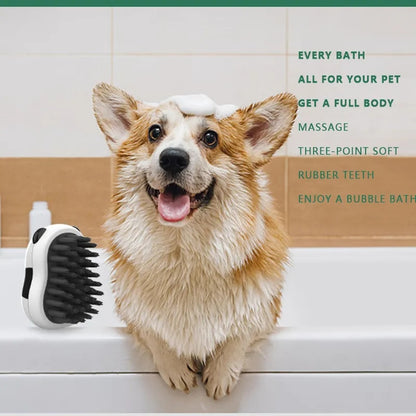 Pet Bath Brush Soft Massager Shower Brush Dog Shampoo Grooming Brushes Panda Shape Cute Pet Brush Pet Dog Cat Brush