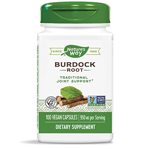 Nature's Way Burdock Root, Traditional Joint Support*, 100 Vegan Capsules