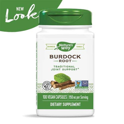 Nature's Way Burdock Root, Traditional Joint Support*, 100 Vegan Capsules