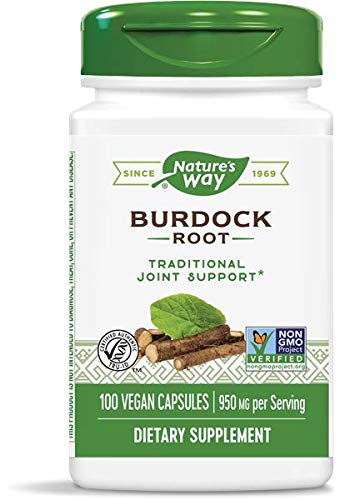 Nature's Way Burdock Root, Traditional Joint Support*, 100 Vegan Capsules