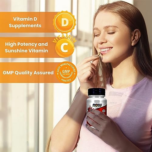 Now Supplements Vitamin D3 5000 IU Softgels - Now Vitamin D3 High Potency Formula for Structural Support - Vitamin D Supplements 240 Count D3 Vitamin, Organic Vitamin D3 5000 IU Softgels & keychain