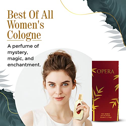 American Collection Opera Perfume For Women, Inspired by the Scent of the Yve's Saint Laurent's Opium, with Classic Warm Floral Scents of Clove and Lily of the Valley, 80ml (2.75 Fl Oz)